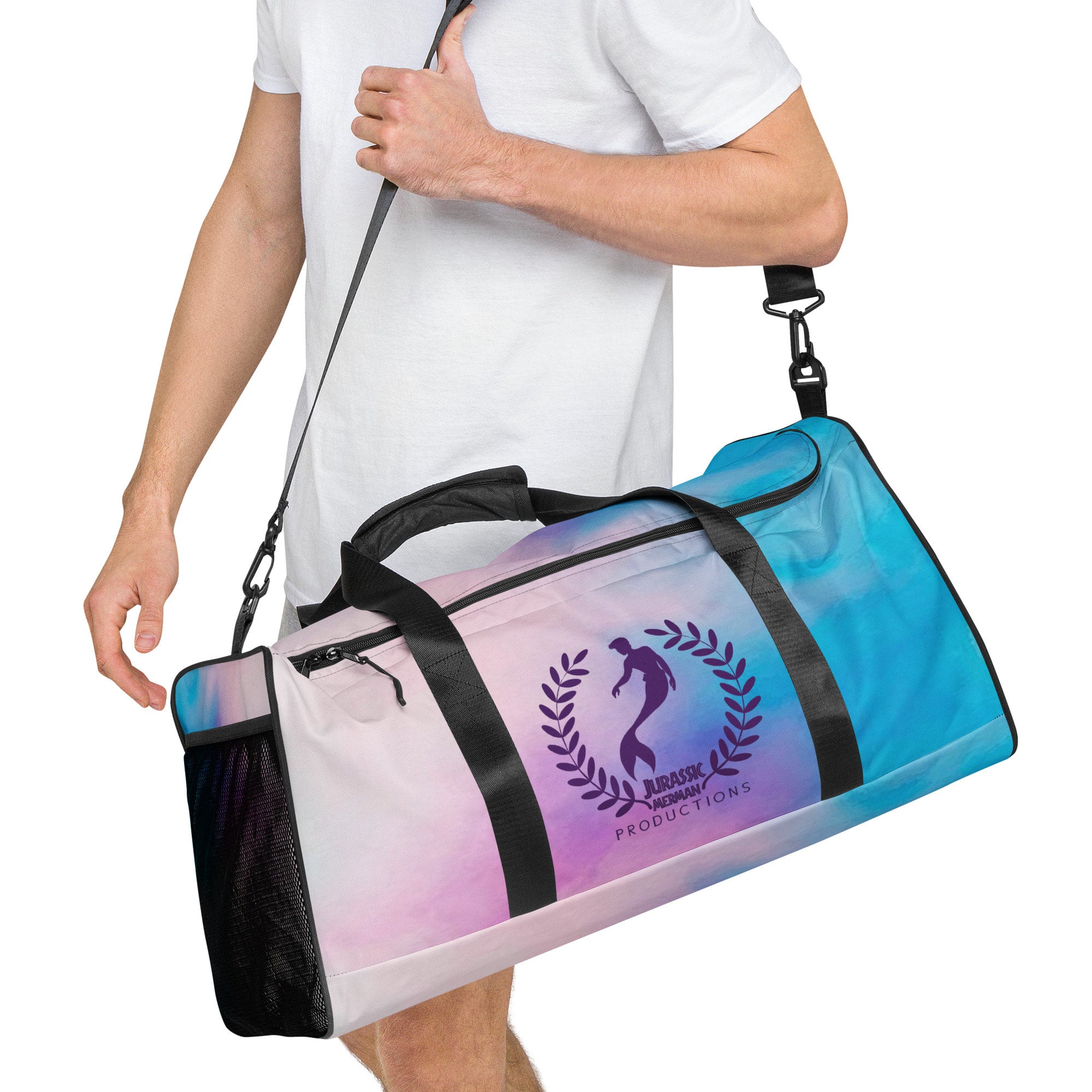 Cotton Candy Summer Vibes Duffle Bag
